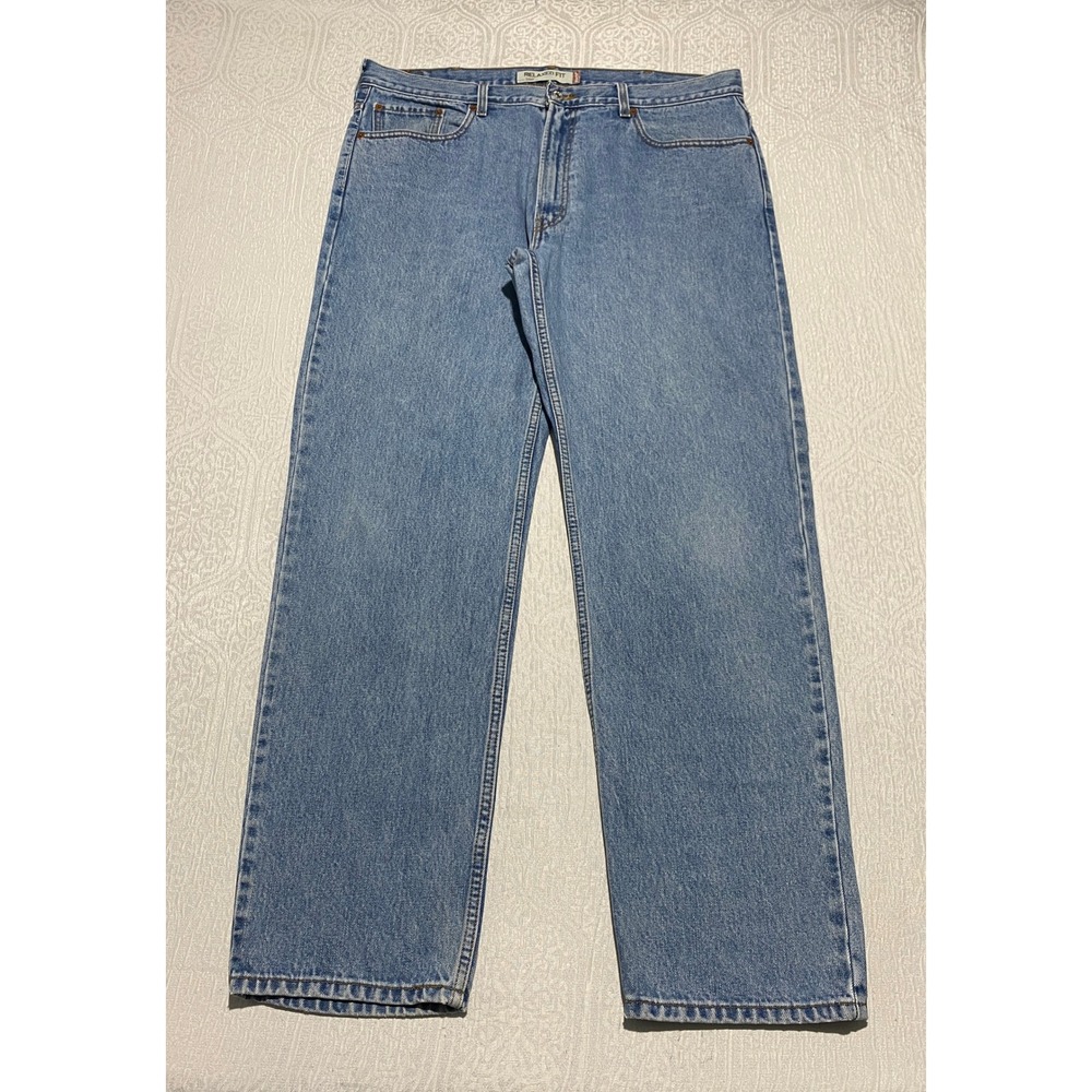 Levis 550 Relaxed Fit Mens Jeans 40×34 Blue Denim 100% Cotton Classic 90s Y2K